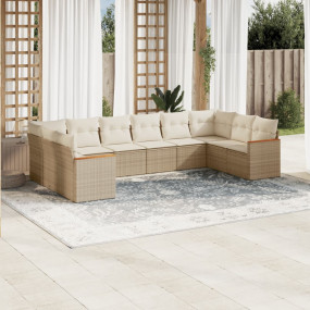 Garden Sofa Set Beige