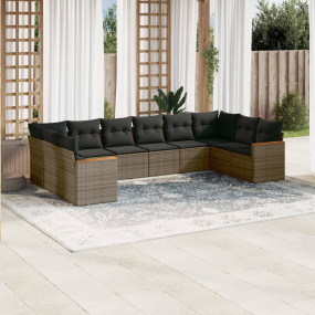 Garden Sofa Set Grey