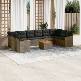 Garden Sofa Set Grey