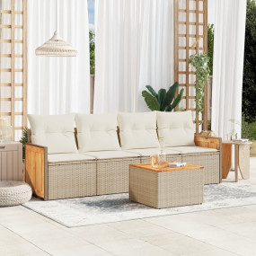 Garden Sofa Set Beige