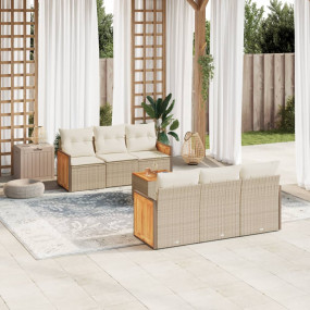 Garden Sofa Set Beige