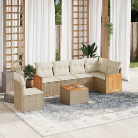 Garden Sofa Set Beige