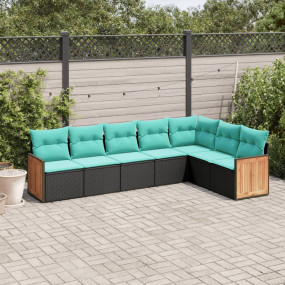Patio Sofa Set Black