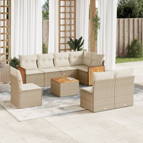 Garden Sofa Set Beige