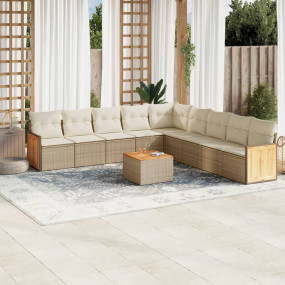 Garden Sofa Set Beige
