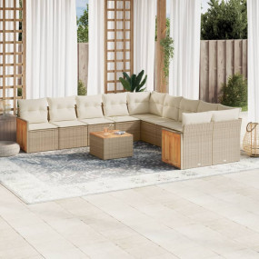 Garden Sofa Set Beige
