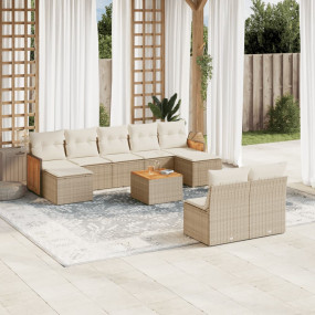 Garden Sofa Set Beige