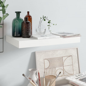Wall Shelf High gloss white Honeycomb MDF, metal Small ...