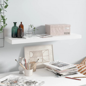 Wall Shelf High gloss white Honeycomb MDF, metal Standa...