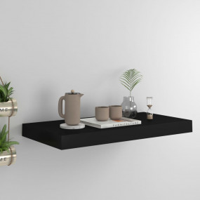 Wall Shelf Black Honeycomb MDF, metal frame Medium Wall...