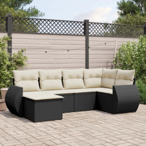 Garden Sofa Set Black