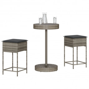 Garden Bar Set Grey