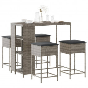 Garden Bar Set Gray, Dark Gray