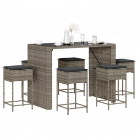 Garden Bar Set Grey