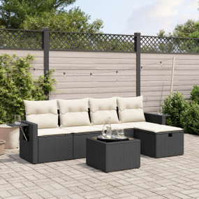 Garden Sofa Set Black