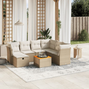 Garden Sofa Set Beige