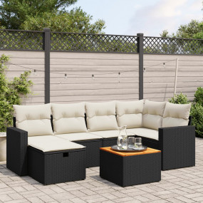 Outdoor Sofa Set Black