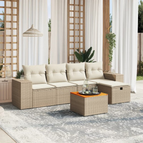Garden Sofa Set Beige