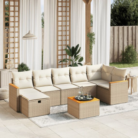 Garden Sofa Set Beige