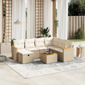 Garden Sofa Set Beige
