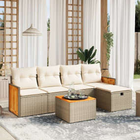 Garden Sofa Set Beige