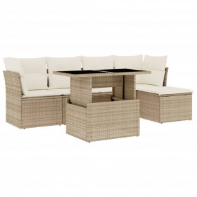 Garden Sofa Set Beige