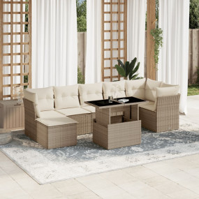 Garden Sofa Set Beige