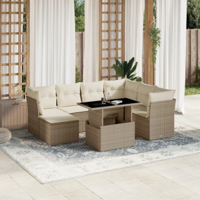 Garden Sofa Set Beige