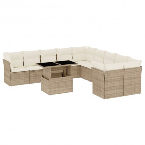 Garden Sofa Set Beige, Cream White