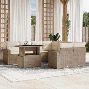 Garden Sofa Set Beige