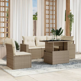 Garden Sofa Set Beige