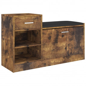 Shoe Bench Smoked oak