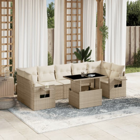 Garden Sofa Set Beige