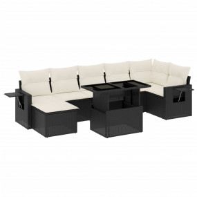 Garden Sofa Set Black