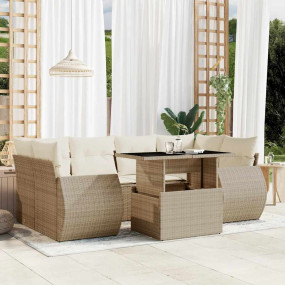 Garden Sofa Set Beige