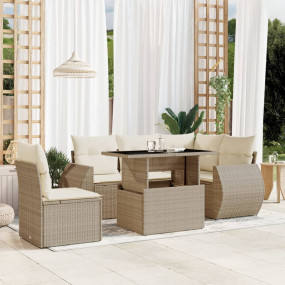 Garden Sofa Set Beige