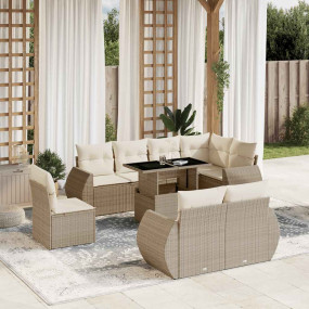 Garden Sofa Set Beige