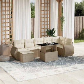 Garden Sofa Set Beige