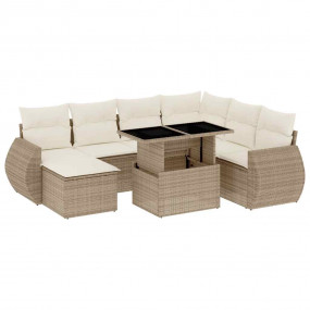 Garden Sofa Set Beige