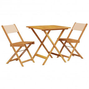 Bistro Set Beige