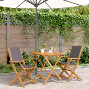Bistro Set Anthracite