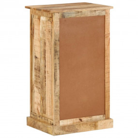 Shoe Cabinet Natural wood Solid rough mango wood Compac...