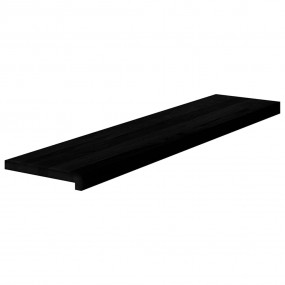 Stair Tread Set of 8 Dark brown Solid oak wood