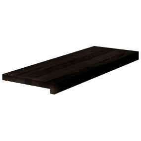Stair Tread Set of 12 Dark brown Solid oak wood 27.6x9....