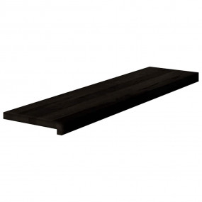 Stair Tread Set of 12 Dark brown Solid oak wood