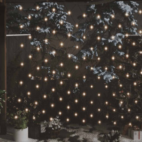 LED Net Light Warm White, Green PVC 9.8'x6.6' LED Net L...