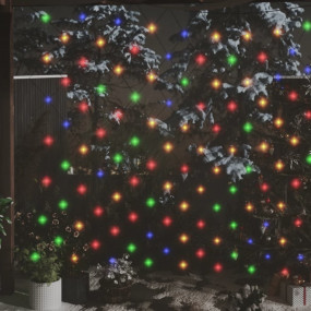 LED Net Light Colorful PVC 9.8'x 6.6' Colorful LED Net ...