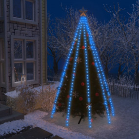 Tree Light Blue PVC Fits trees up to 157.5 in Portable