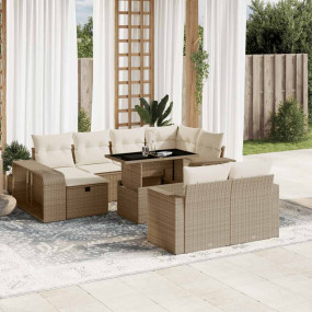 Garden Sofa Set Beige