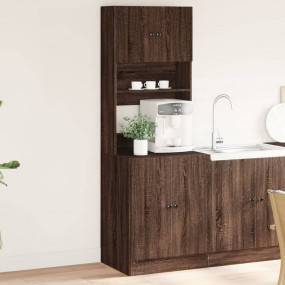Kitchen Cabinet Brown oak Engineered wood Compact Stora...